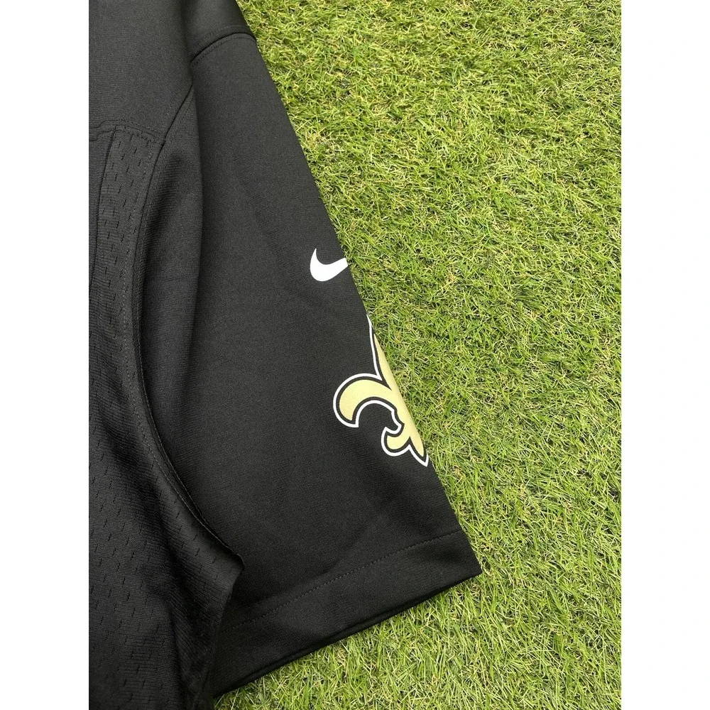 New Orleans Saints Wesley Carroll Nike Jersey Mens XXL 2XL Black #82 Football